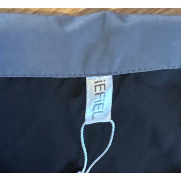 Iefiel Bowling Shirt Mens Short Sleeve Black Grey Size 2XL Lightweight - Picture 4 of 7